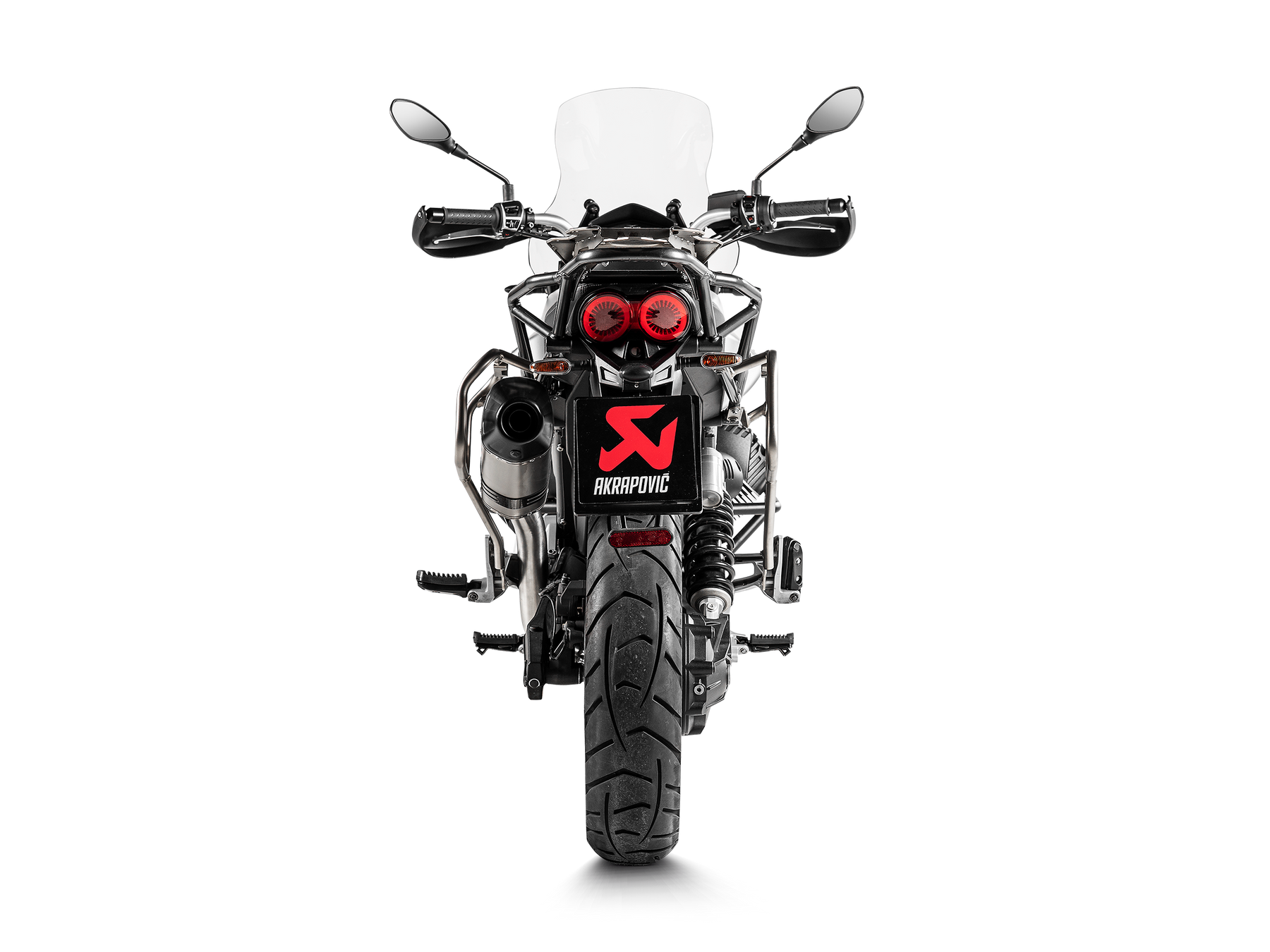 Slip-On Line Titanium, Grey - 18-24 Moto Guzzi V85 TT