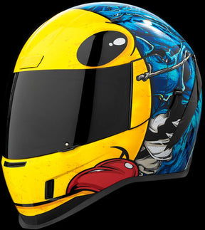  Blue Full Face Helmet Icon