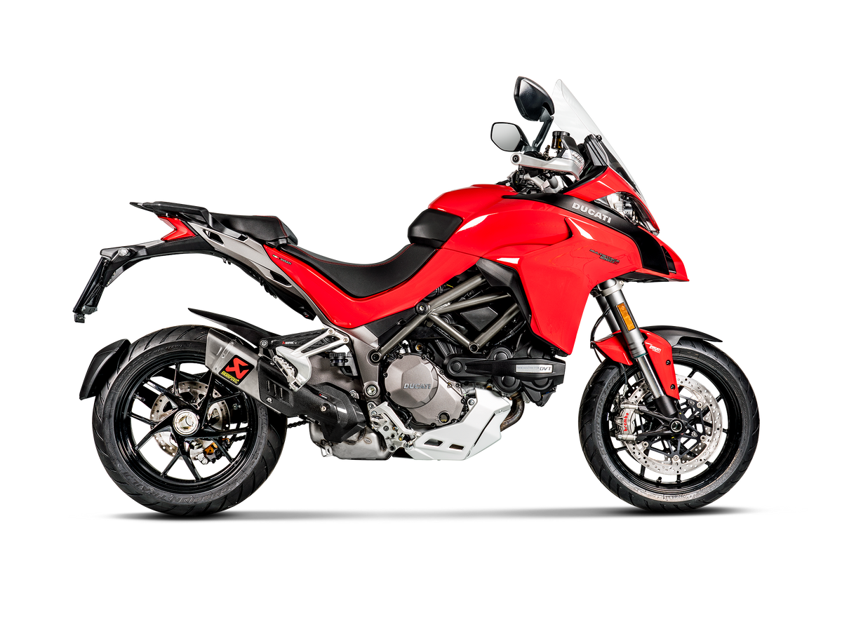 Slip-On Line Titanium, Grey - 15-20 Ducati Multistrada 1200 / 1200 S / 1260 / 1260 S