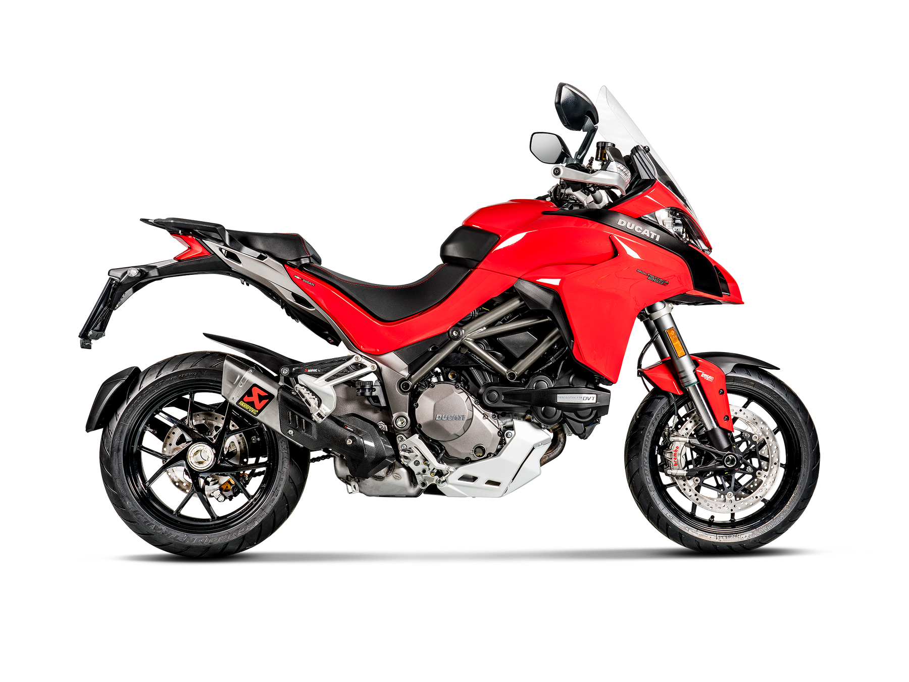 Slip-On Line Titanium, Grey - 15-20 Ducati Multistrada 1200 / 1200 S / 1260 / 1260 S