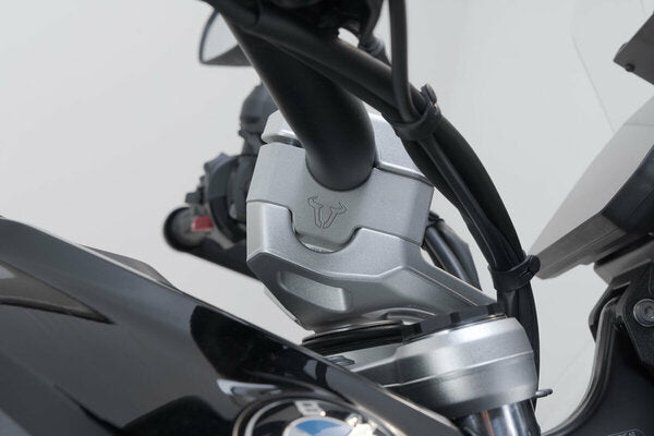 30mm Bar Riser, Silver- 23+ BMW R 1300 GS