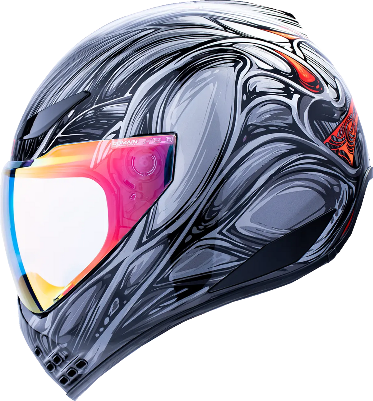  Grey Full Face Helmet Icon