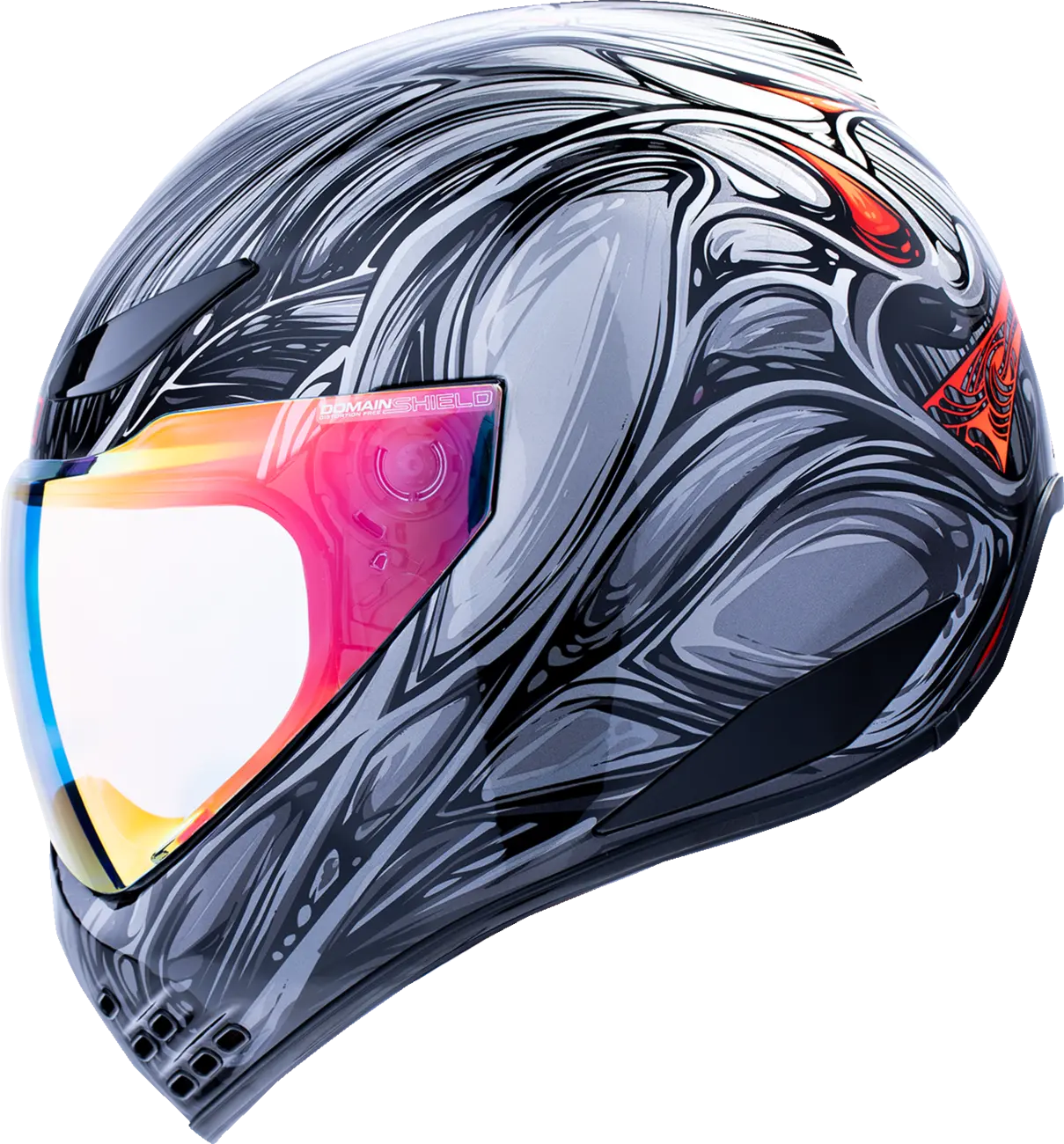  Grey Full Face Helmet Icon