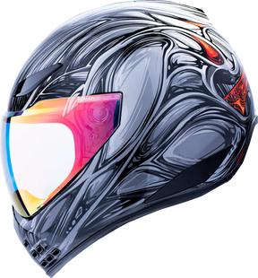  Grey Full Face Helmet Icon