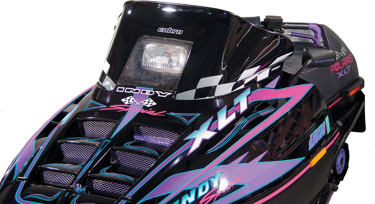 Powermadd Windshield 11.5 Blk Pol