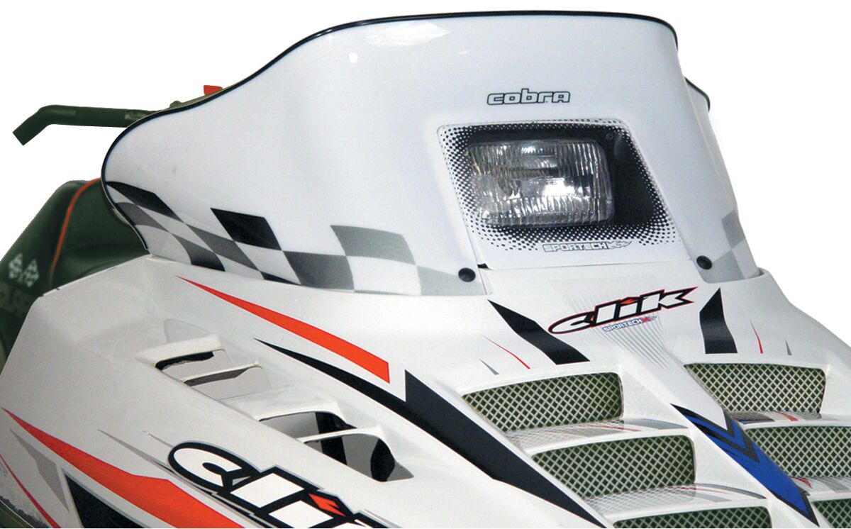 Powermadd Windshield 11.5 Wht Pol