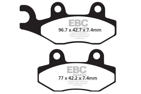 Ebc Brake Pad Carbon Tt Dirt