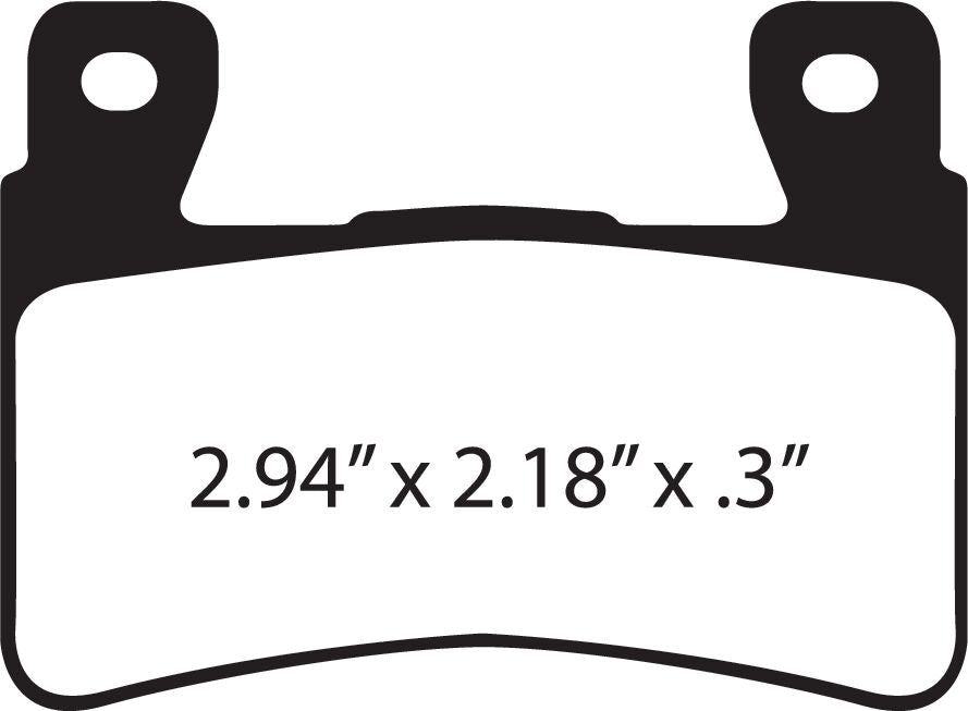 Ebc Brake Pad Sintered Hh