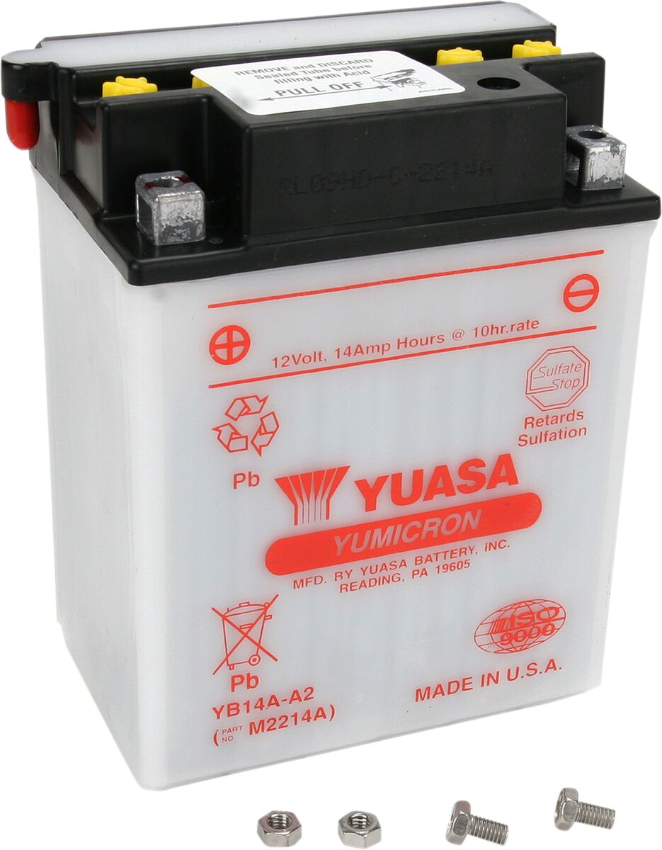 Yuasa Battery Yuasa Hd Dry Yb14 A A2