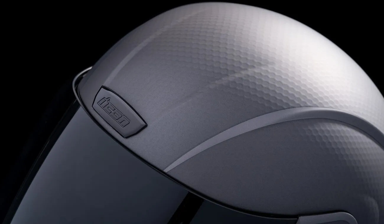  Silver Full Face Helmet Icon