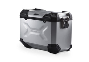 Trax ADV Right Side Aluminium Hard Case, Grey - 45 Liters