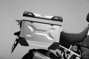 Trax ADV Right Side Aluminium Hard Case, Black - 45 Liters