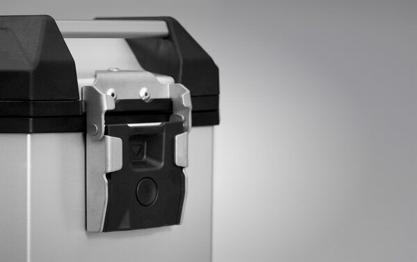 Trax ADV Right Side Aluminium Hard Case, Black - 45 Liters