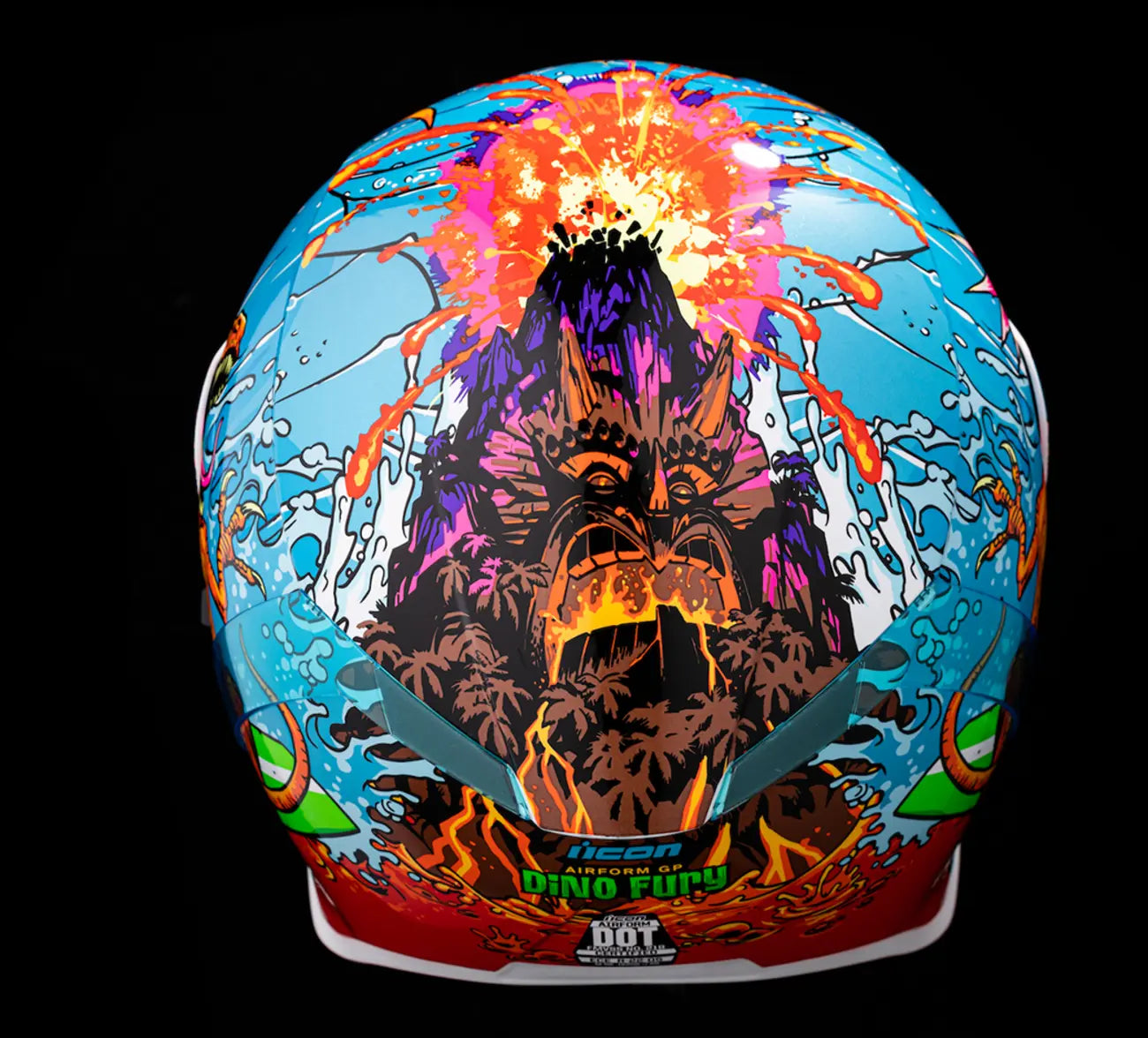 Airform Dino Fury Full Face Helmet Icon
