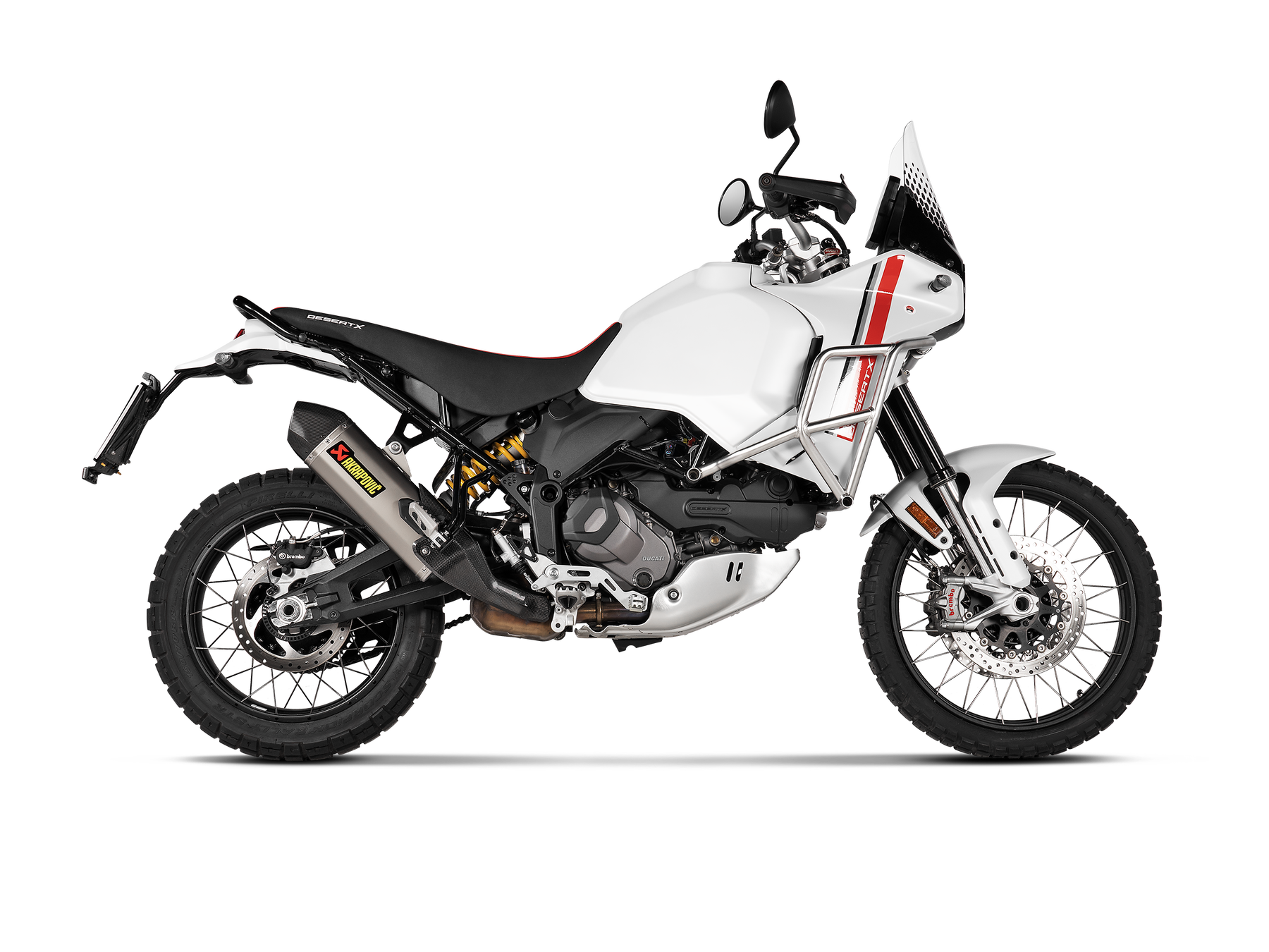 Silencieux titane gris - Ducati  DesertX