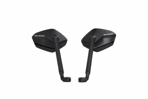 Mirror Set Sport Short Right & Left, Black - M10x1.25