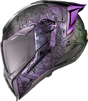  Purple Full Face Helmet Icon