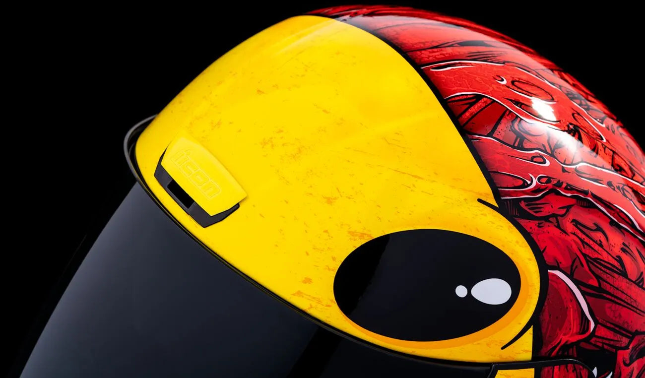  Red Full Face Helmet Icon