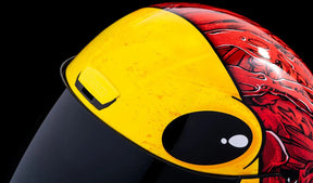  Red Full Face Helmet Icon