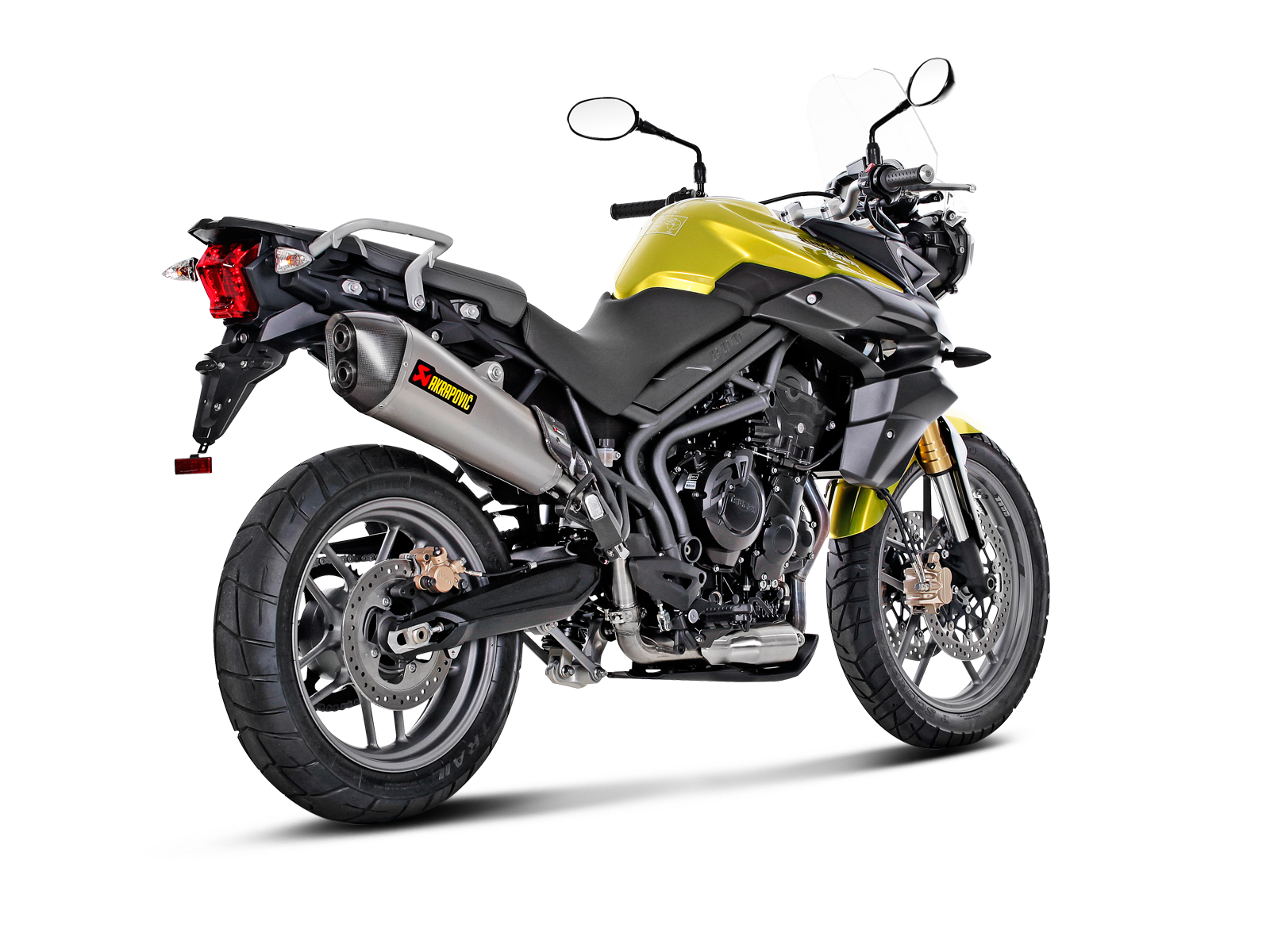 Slip-On Line Titanium, Grey - 11-16 Triumph Tiger 800