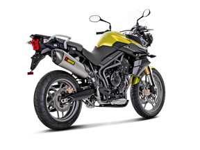 Slip-On Line Titanium, Grey - 11-16 Triumph Tiger 800