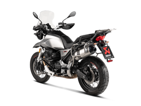 Slip-On Line Titanium, Grey - 18-24 Moto Guzzi V85 TT