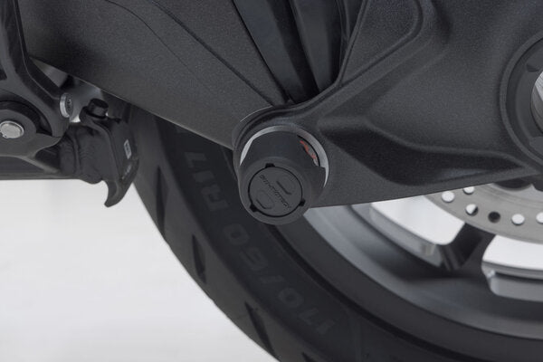 Rear Axle Crash Pad Kit, Black - BMW Models With Single-Sided Swing Arm