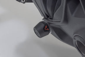 Rear Axle Crash Pad Kit, Black - BMW Models With Single-Sided Swing Arm