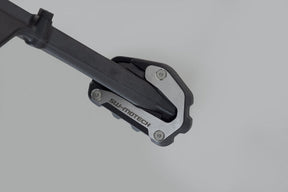 Side Stand Foot Extension, Black & Silver - BMW R 1300 GS / Adventure