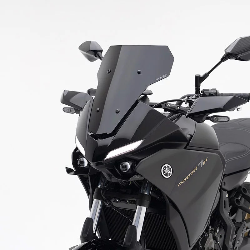 Windshield Deflector Sport, Gloss Black - 20-24 Yamaha Tracer 7 / 7 GT